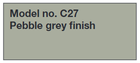 Pebble Grey Finish